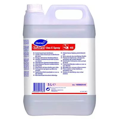 Soft Care Des E Spray alkoholos kézfertőtlenítő 5L (2db/#) - AKCIÓ - 100860440