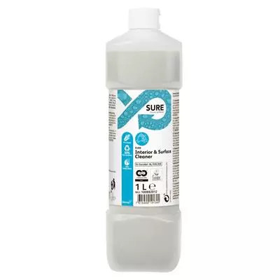 Sure Interior&Surface Cleaner általános felülettisztító szer, növényi alapú, 100% lebomló 1L (6