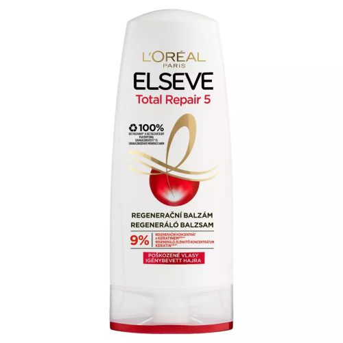 L'Oréal Paris Elseve hajbalzsam 200ml (12db/karton) total repair 5 regeneráló