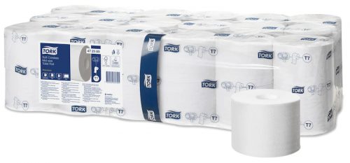 Tork toalettpapír T7 belsőmag nélküli Mid-Size toalettpapír 2r., fehér, 100m/tek, 36tek/# - 472