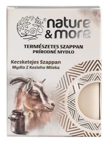 Well Done Nature&more természetes szappan 100g (48db/karton) kecsketejes 