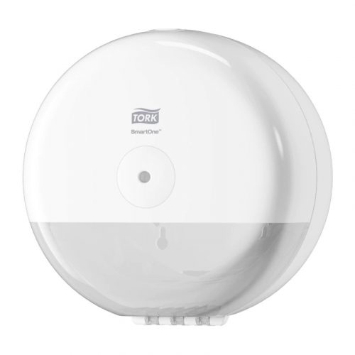 Tork adagoló toalettpapír T9 SmartOne mini - ütésálló műanyag, fehér - 681000