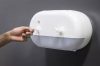Tork adagoló toalettpapír T9 SmartOne mini duplatekercses - ütésálló műanyag, fehér - 682000