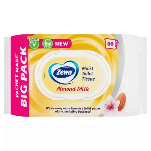 Zewa nedves toalettpapír Bigpack 80db/csg, 12csg/karton Almond milk