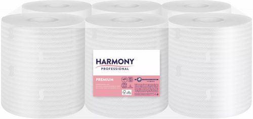 Harmony tekercses törlő 2r., fehér, 125m/tek, 6tek/# - 7372