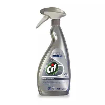 Cif Stainless Steel, Glass rozsdamentes acél- és üvegtisztító 750ml (6db/#) - AKCIÓ - 7518666