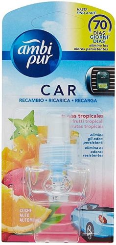 Ambi Pur Car utántöltő 7ml (9db/karton) frutas tropicales