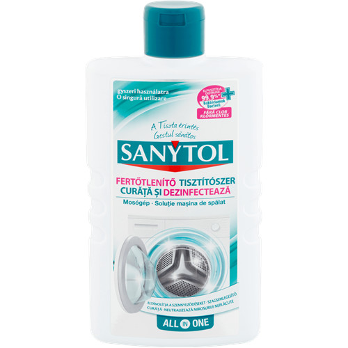 Sanytol fertőtlenítő mosógéptisztító 250ml - 8411135665019