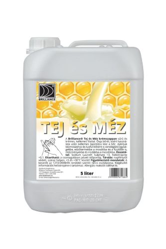 Brilliance Tej és Méz krémszappan 5 liter