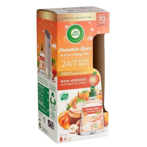 Air Wick ACTIVE FRESH készülék+utántöltő 228 ml Pumpkin Spice